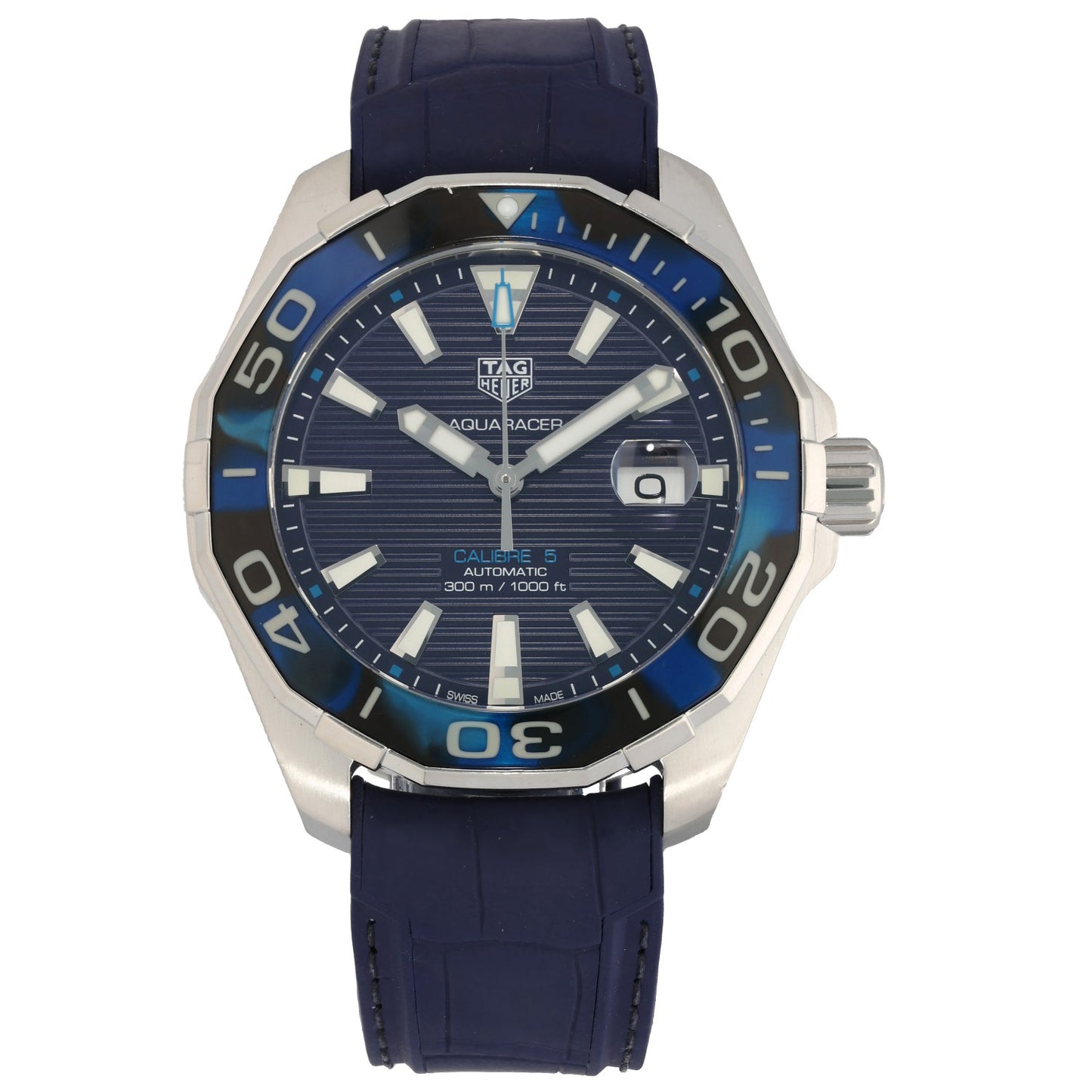 Tag Heuer Aquaracer WAY201 P 43mm Stainless Steel Watch