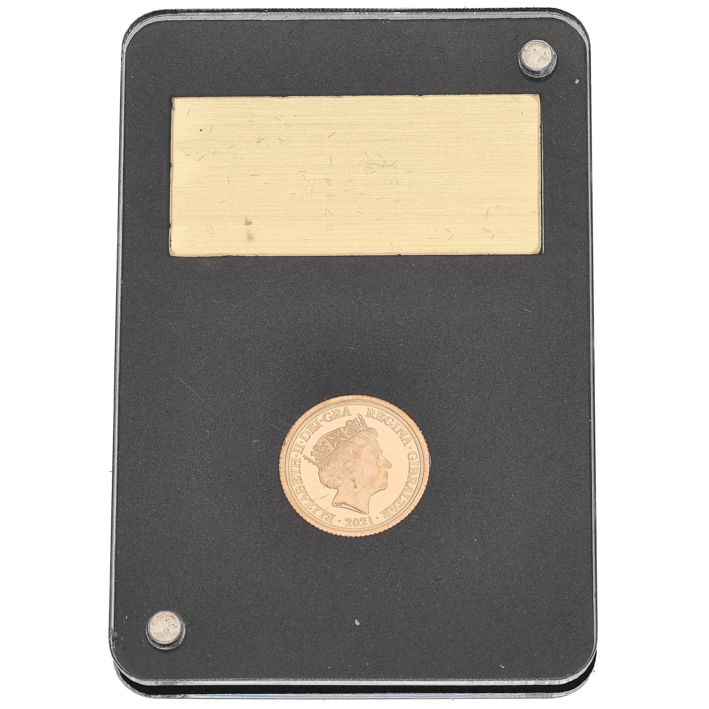 22ct Gold Queen Elizabeth II Quarter Sovereign Coin 2021