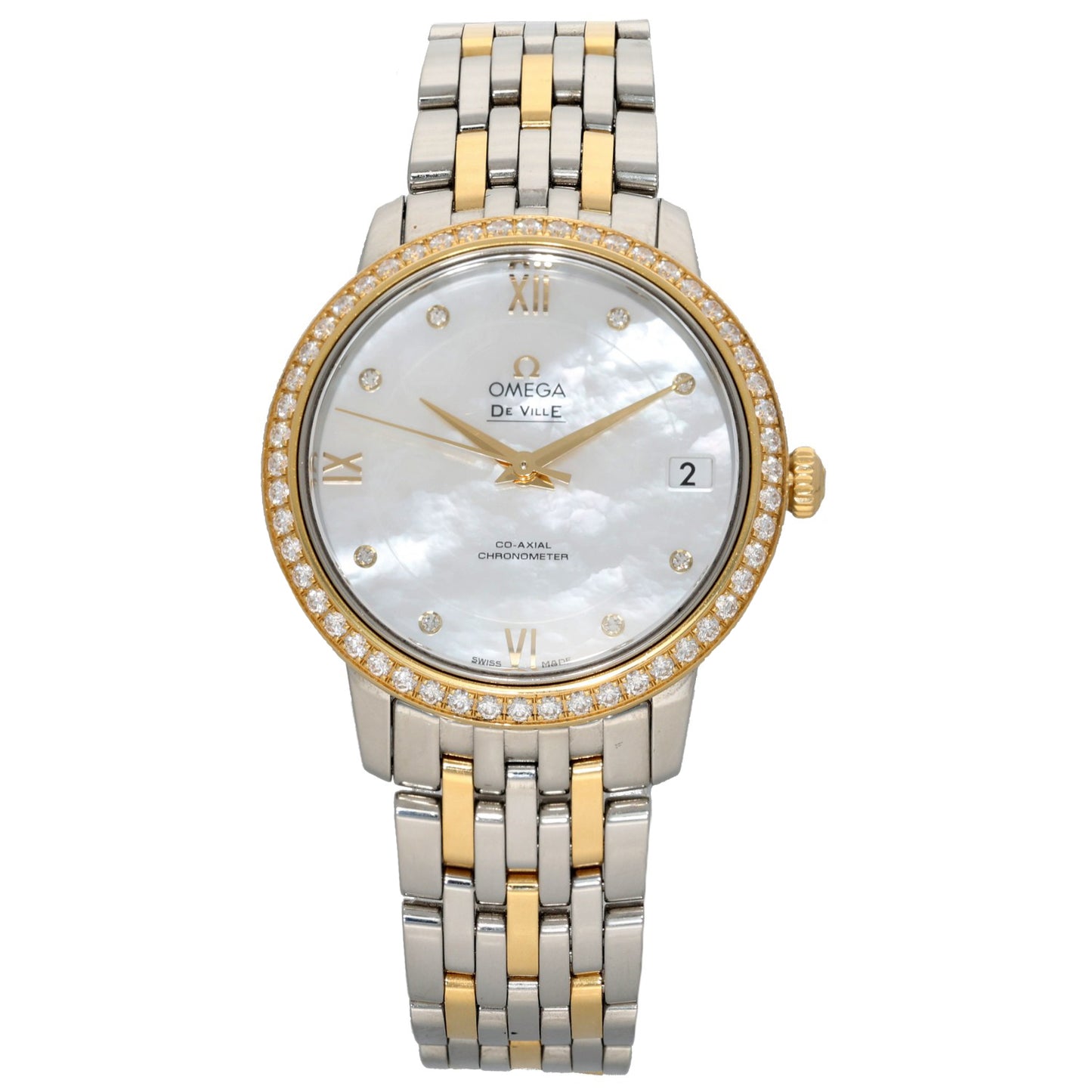 Omega De Ville Prestige 424.25.33.20.55.001 32.7mm Bi-Colour Watch