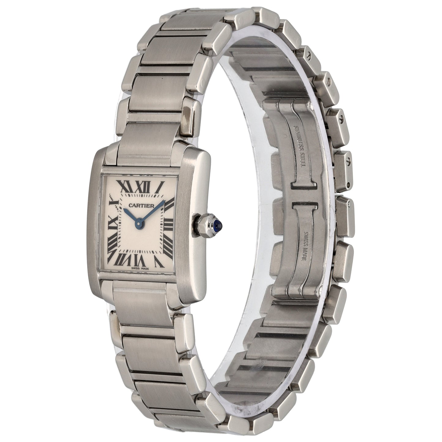 Cartier Tank Francaise 2384 20mm Stainless Steel Watch