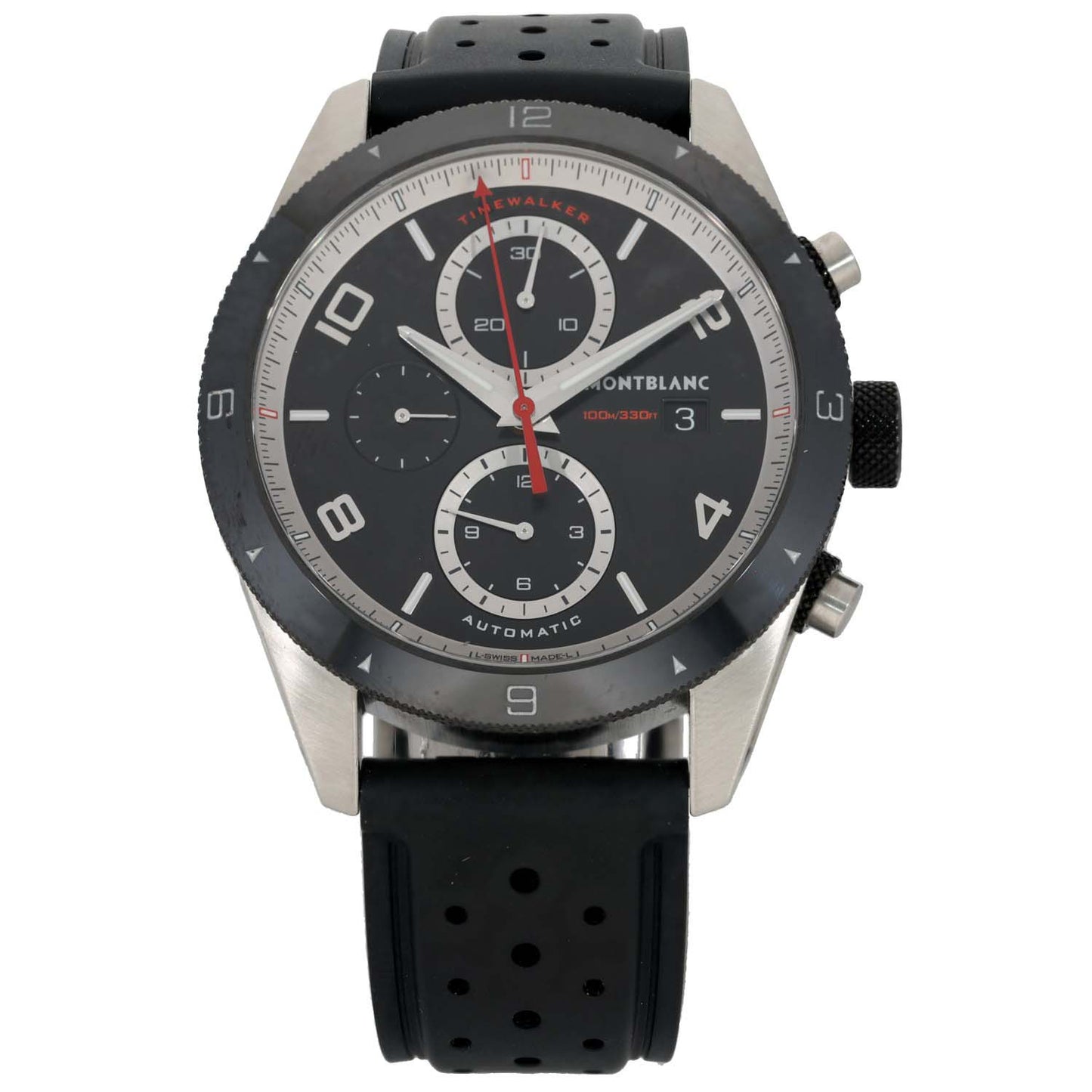 Montblanc Timewalker 7424 44mm Stainless Steel Watch