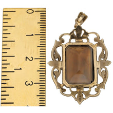 Load image into Gallery viewer, 9ct Gold Smoky Quartz Dress/Cocktail Pendant
