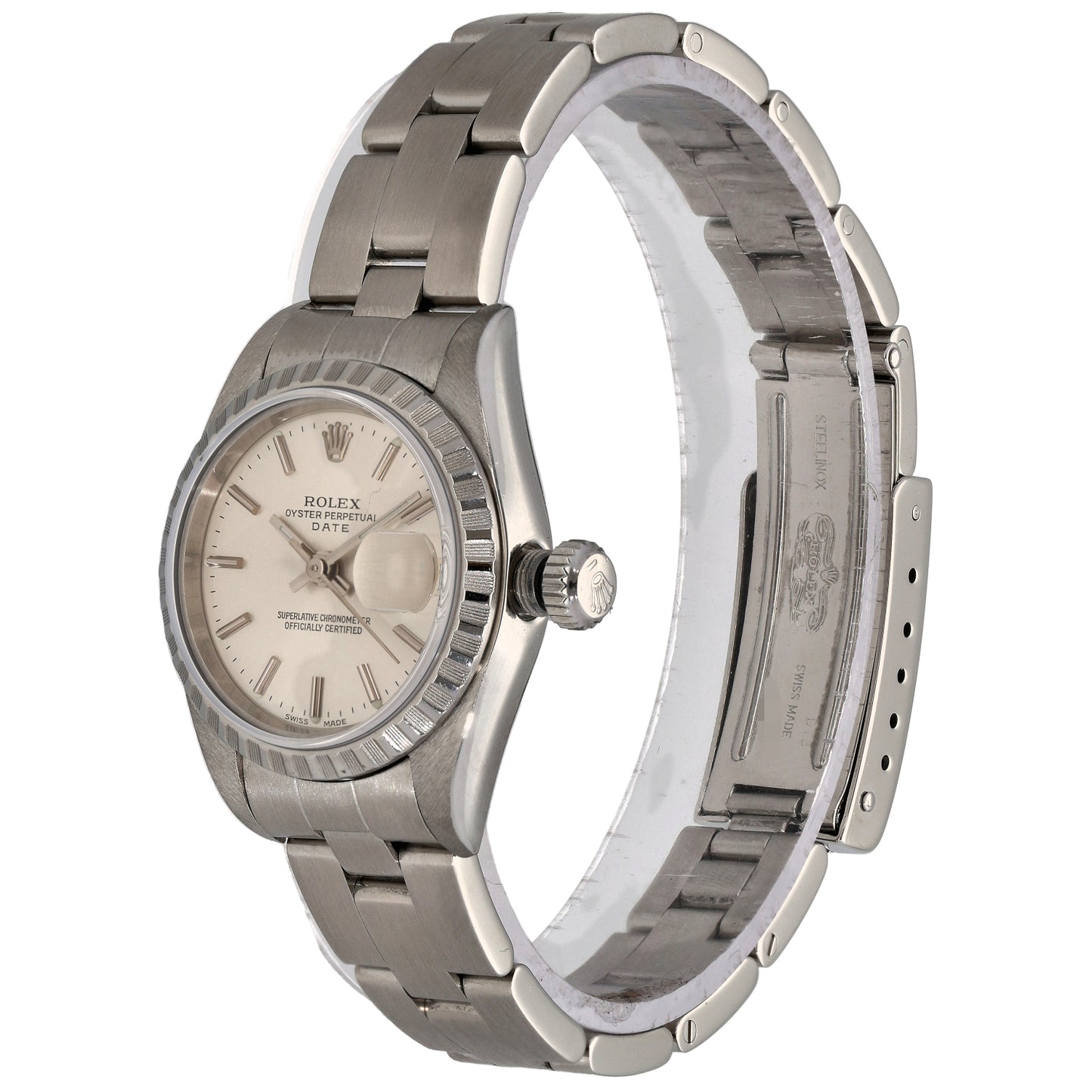 Rolex Date 79240 26mm Stainless Steel Watch