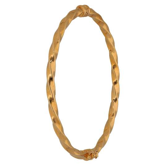 9ct Gold Hinged/Clasp Bangle