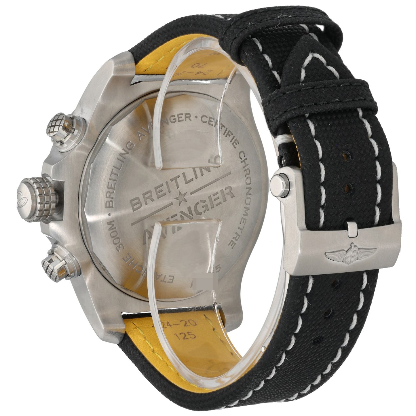 Breitling Super Avenger A13375 49mm  Stainless Steel Watch