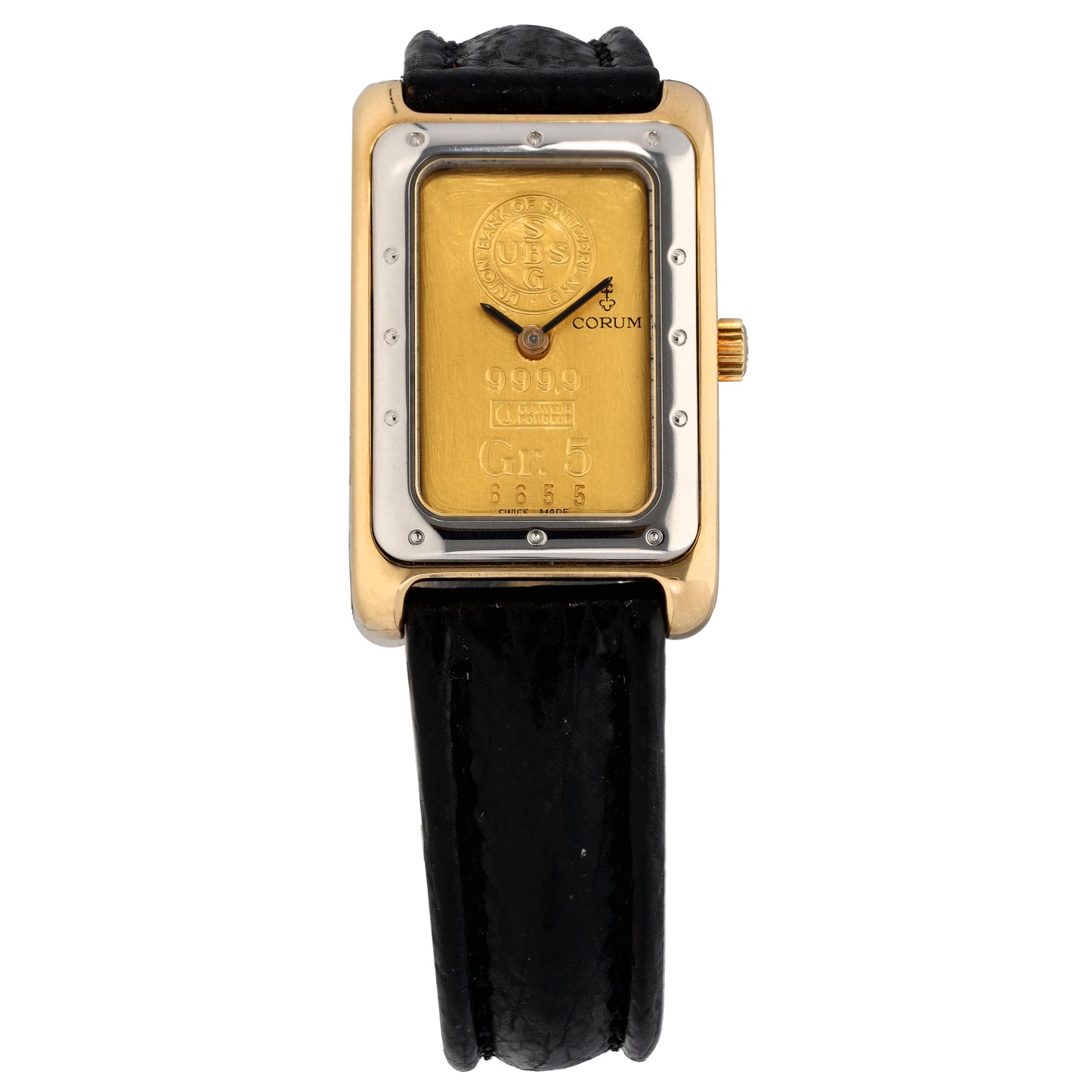 Corum Ingot 24.300.21 20mm Gold Watch