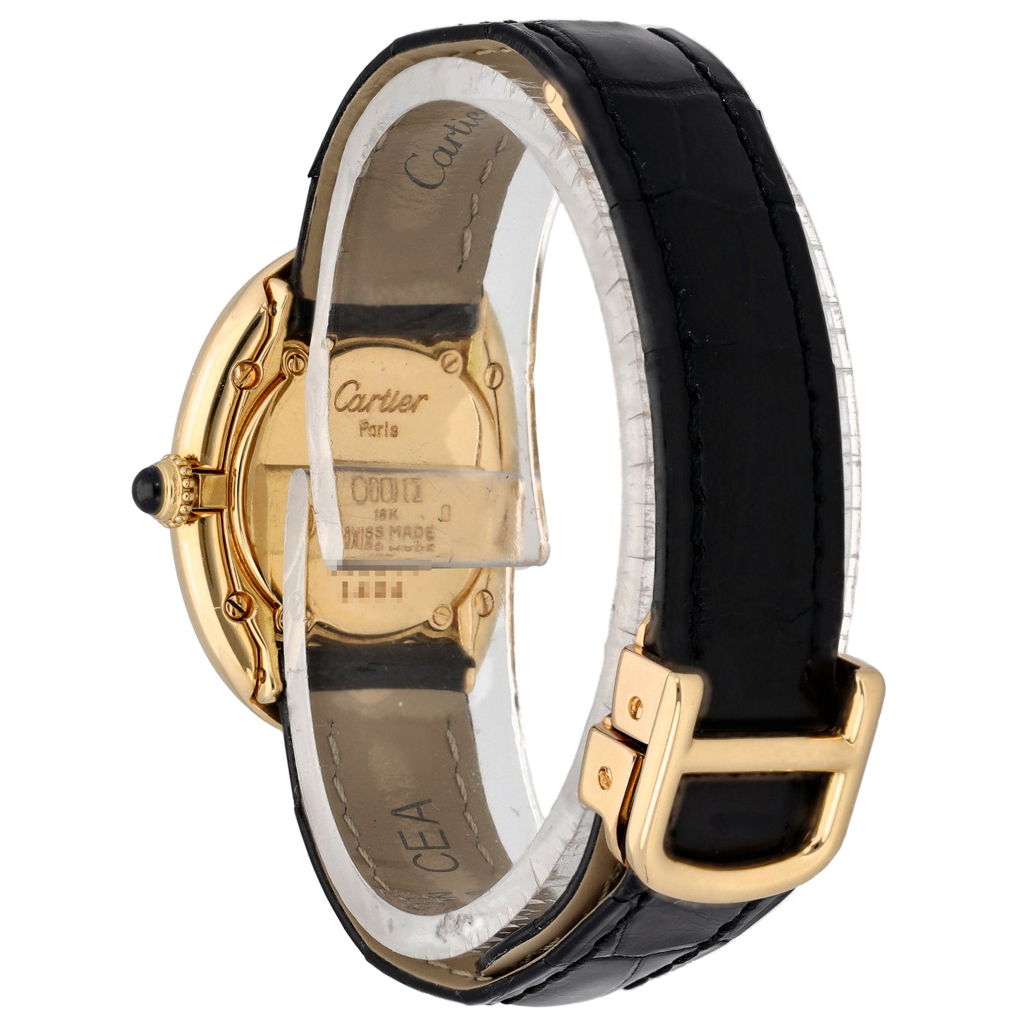 Cartier Baignoire 22mm Gold Watch