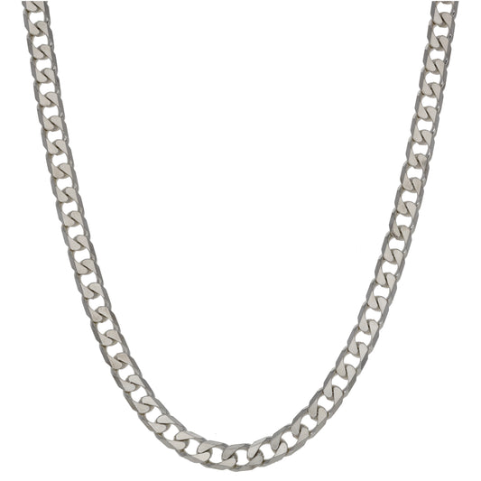 Sterling Silver Curb Chain 20"