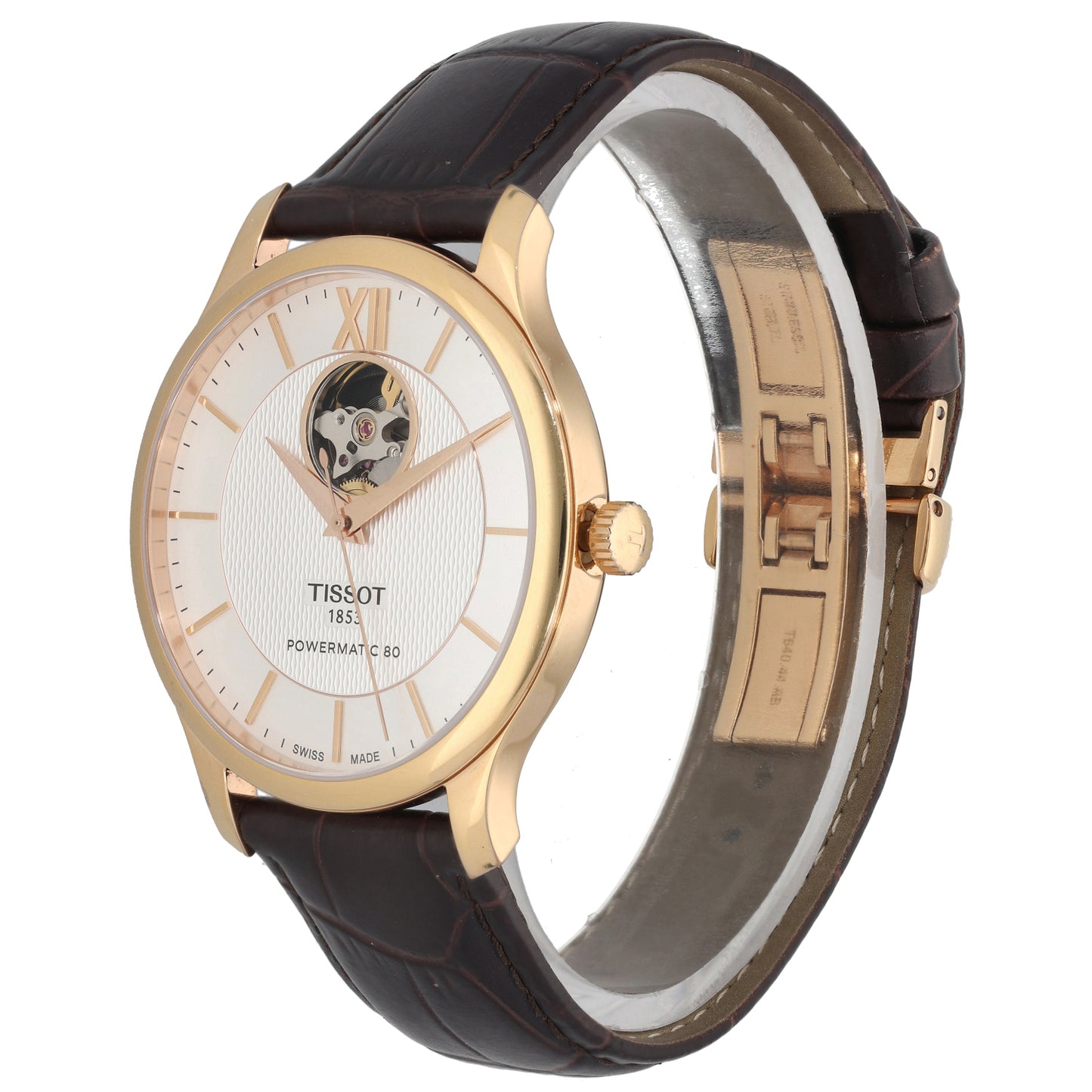 Tissot Tradition T063907A 40mm Gold Plated Watch