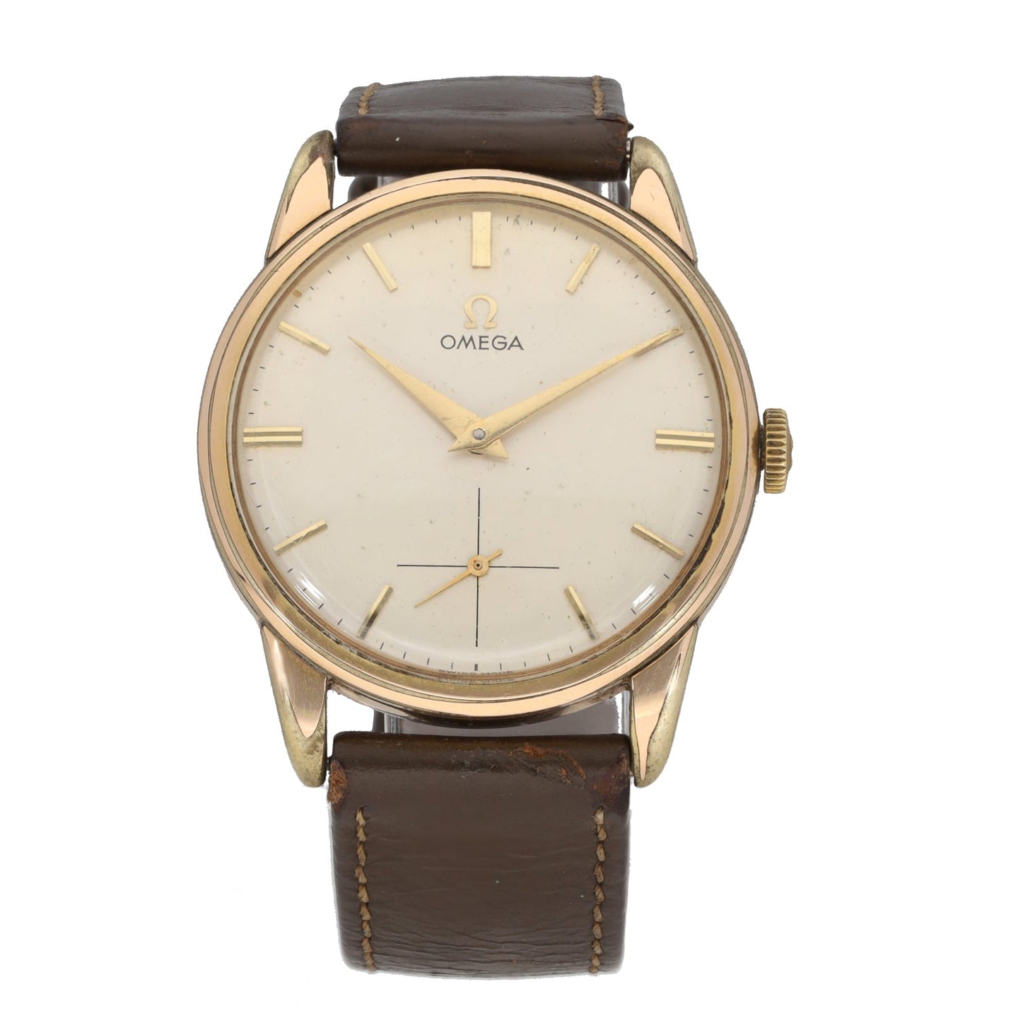 Omega Vintage 34mm Gold Plated Watch