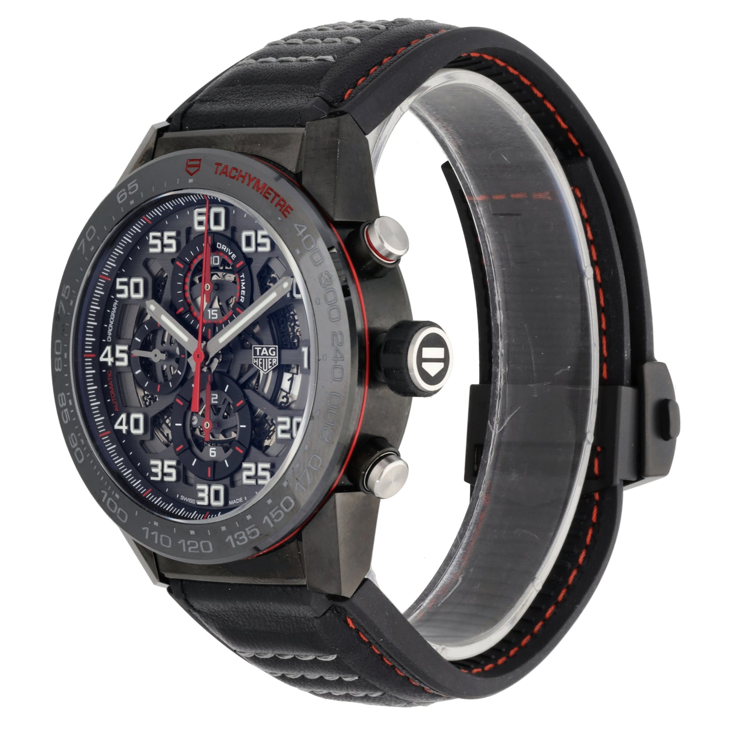 Tag Heuer Carrera CAR2A1H 45mm PVD Stainless Steel Watch