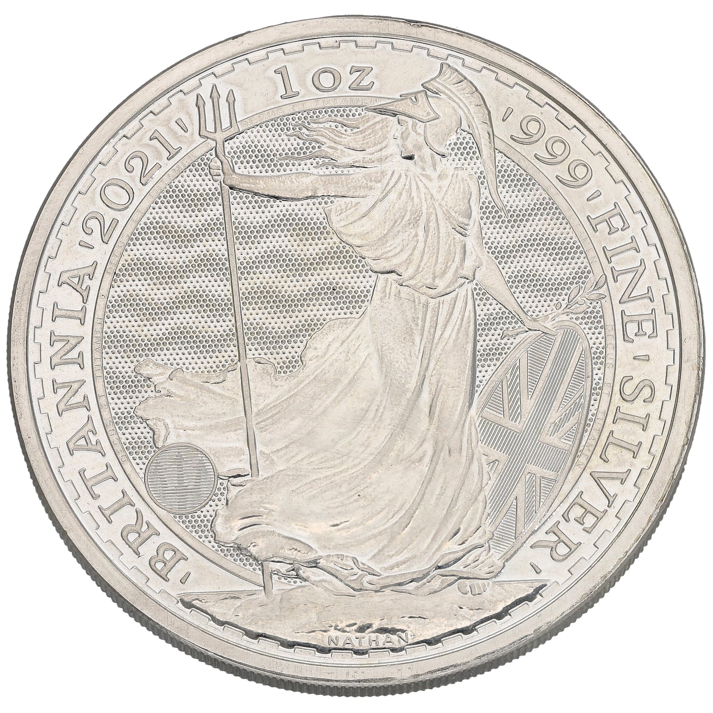Fine Silver Queen Elizabeth II 1 OZ Britannia Coin 2021