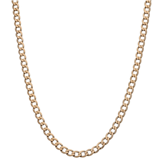 9ct Gold Curb Chain 24"