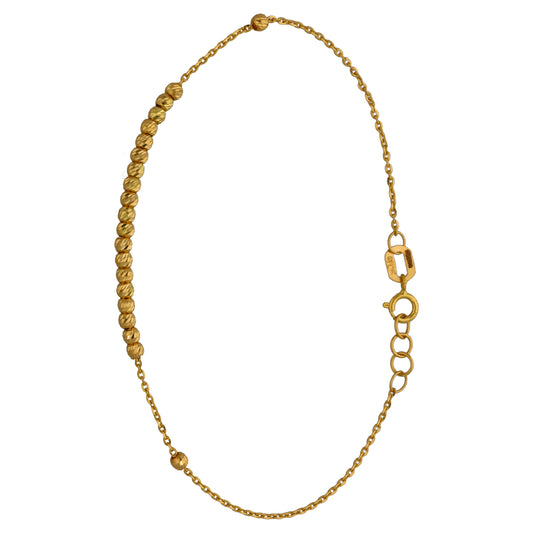 New 22ct Gold Fancy Beaded Bracelet