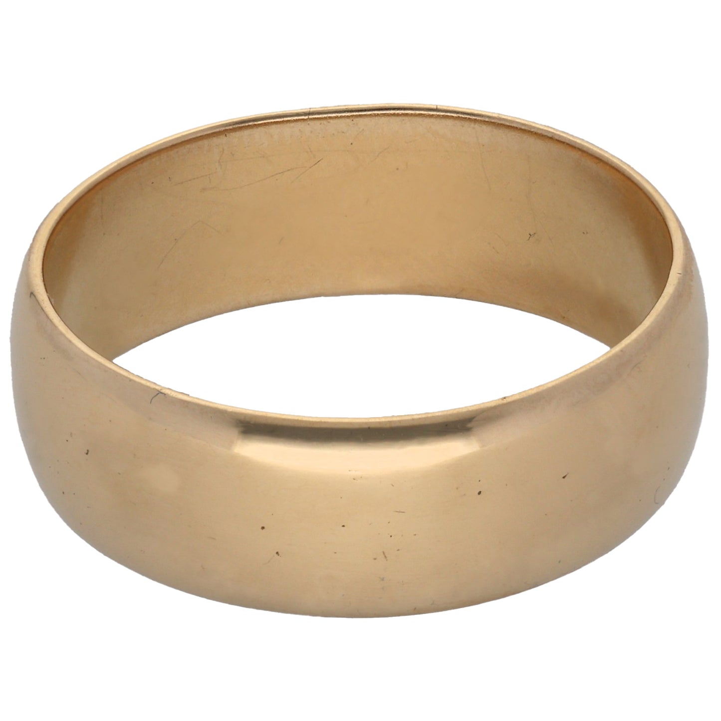 9ct Gold Plain Wedding Ring Size W