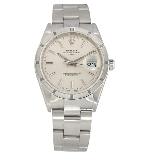 Rolex Date 15210 34mm Stainless Steel Watch