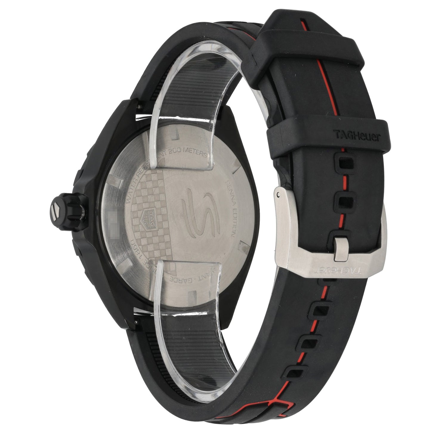 Tag Heuer Formula 1 Senna WAZ1014 43mm PVD Stainless Steel Watch