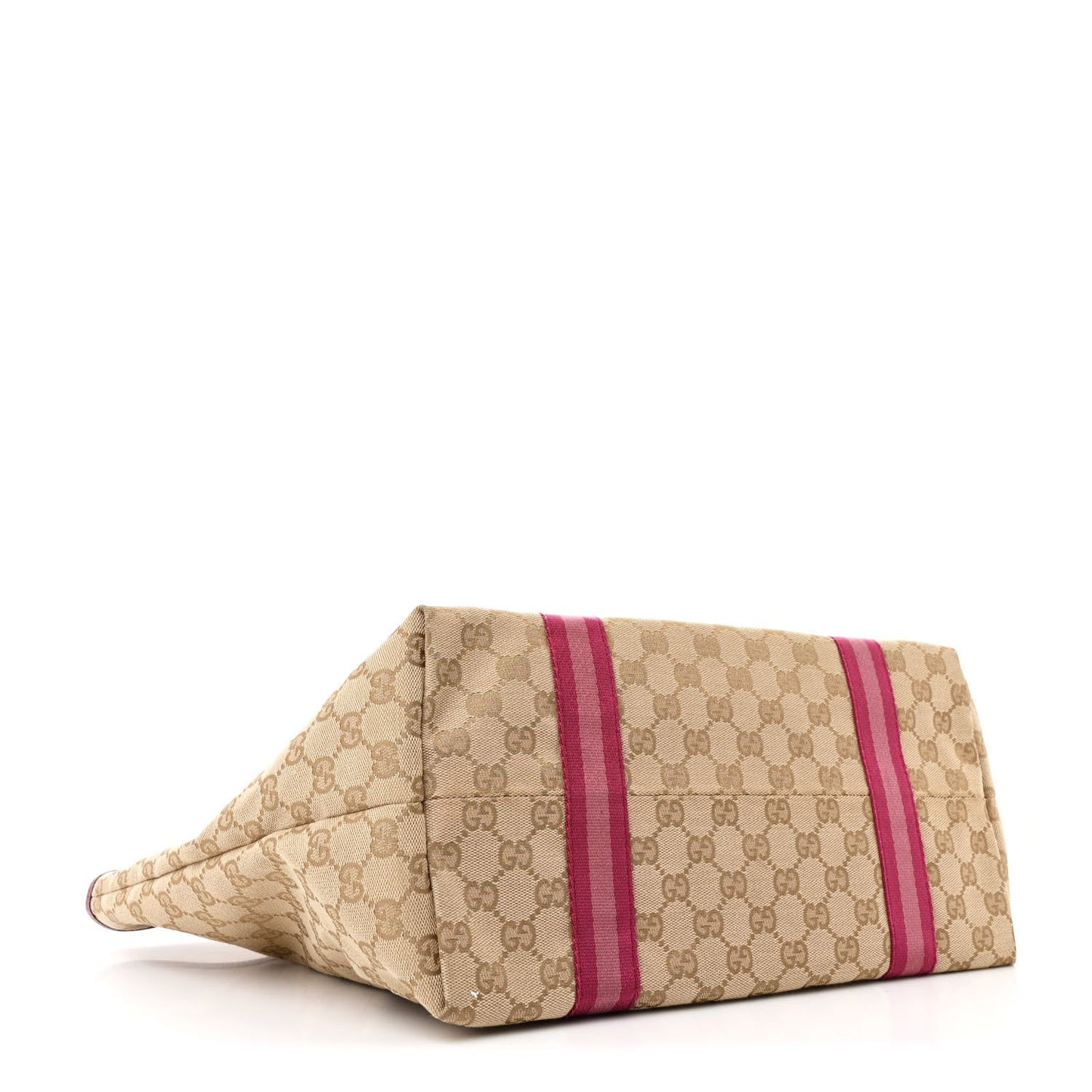 Gucci Jolicoeur Tote GG Canvas Bag - Beige & Pink