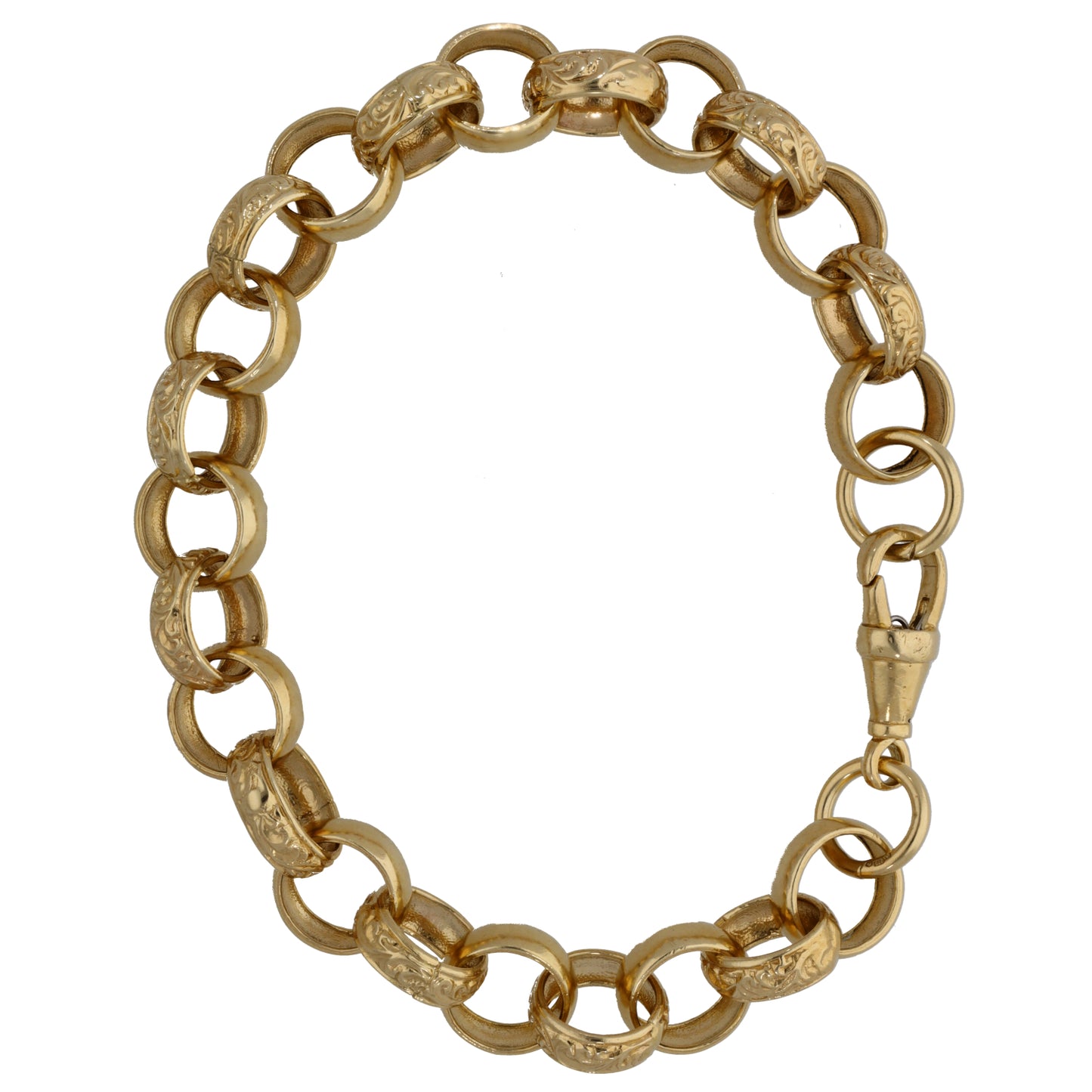 9ct Gold Belcher Bracelet