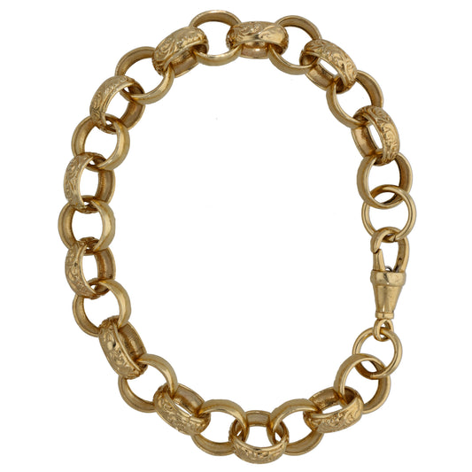 9ct Gold Belcher Bracelet