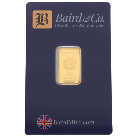 24ct 2.5g Gold Bar