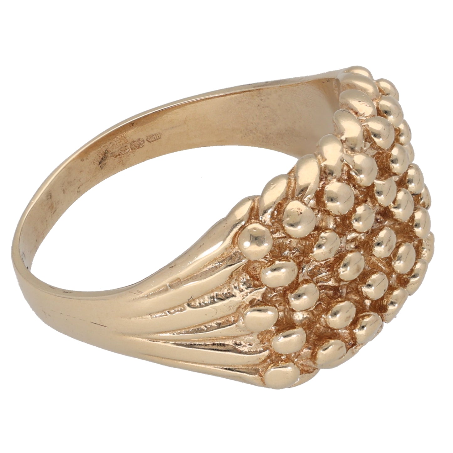 9ct Gold Keeper Ring Size V