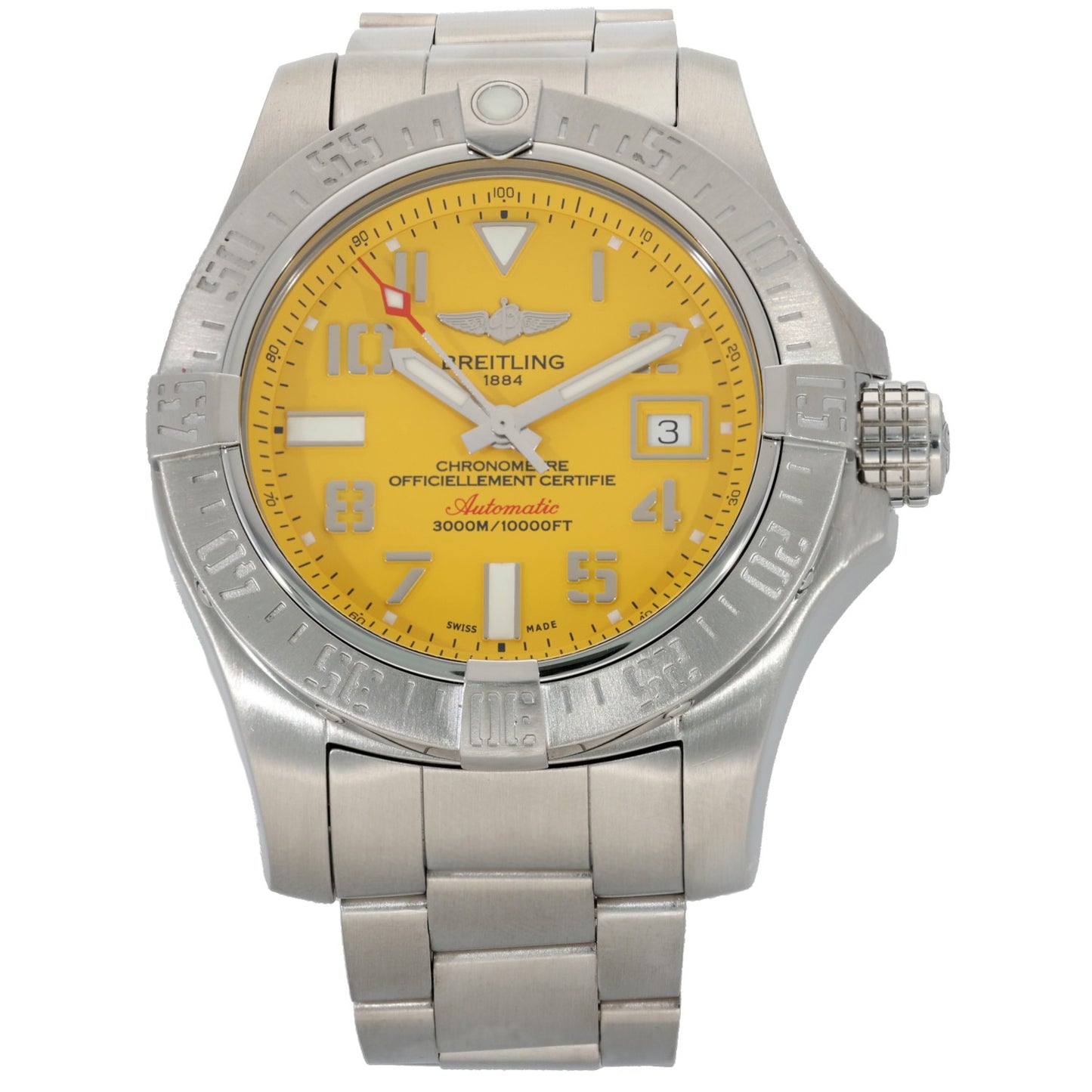Breitling Avenger II Seawolf A17331 45mm Stainless Steel Watch