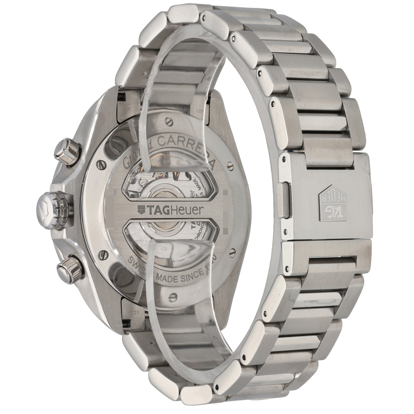 Tag Heuer Grand Carrera CAV511B 43mm Stainless Steel Watch