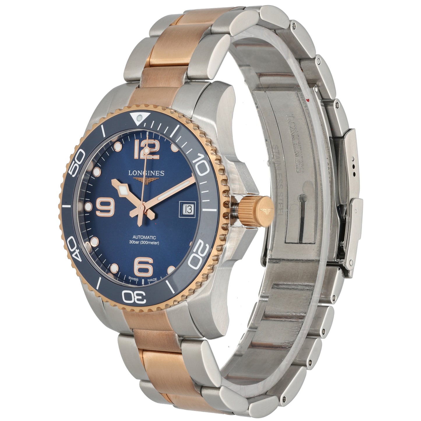 Longines Hydro Conquest L3.781.3.78.9 41mm Bi-Colourl Watch