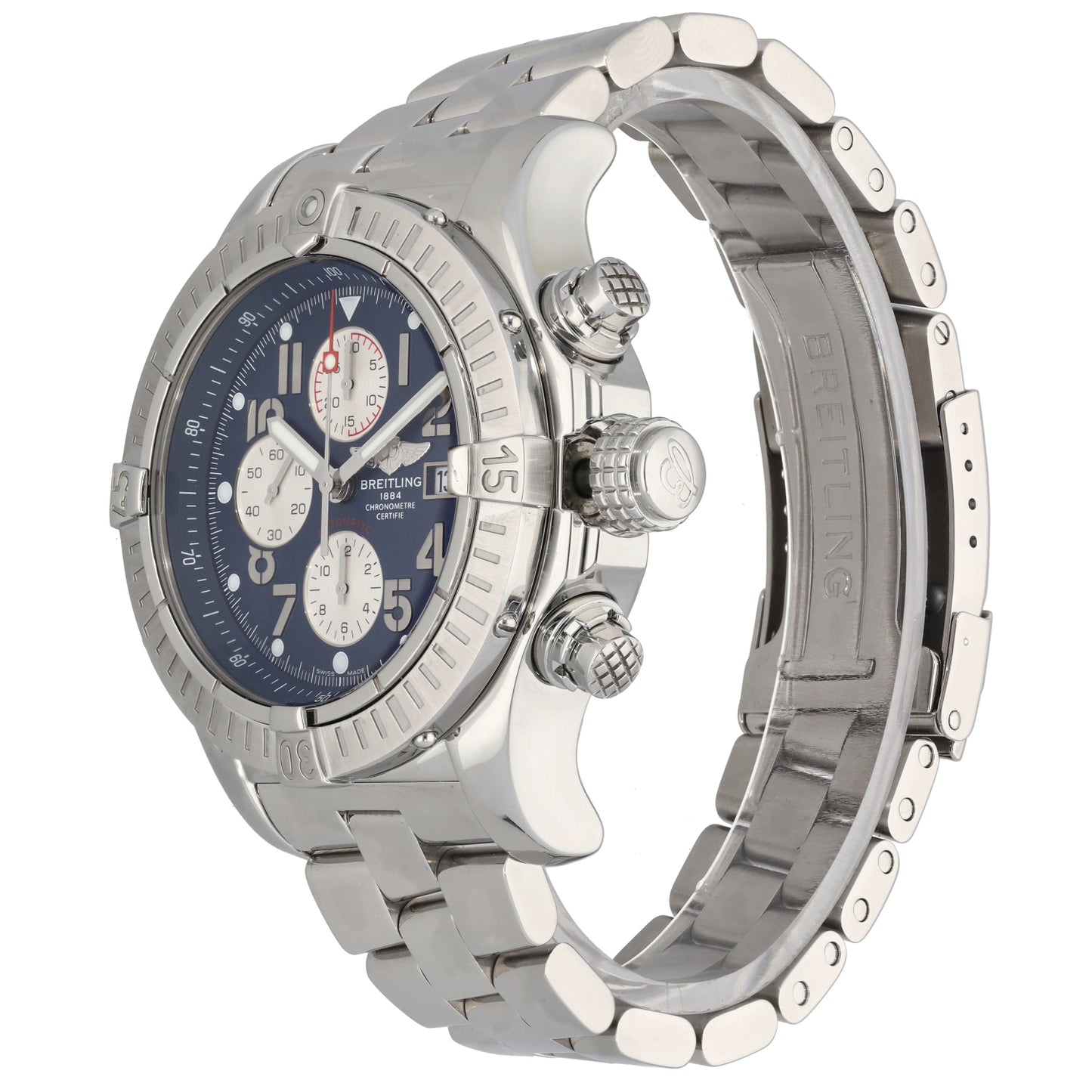 Breitling Super Avenger A13370 48mm Stainless Steel Watch