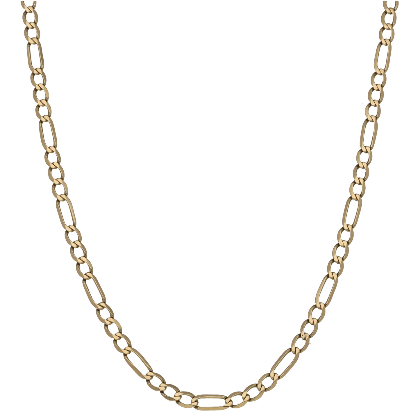 9ct Gold Curb Chain 18"