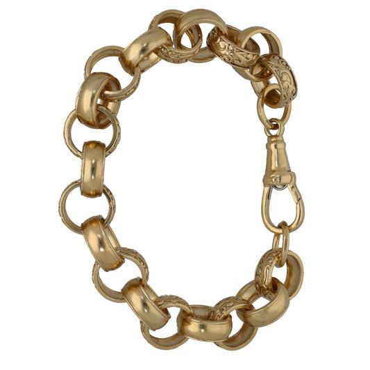 9ct Gold Belcher Bracelet