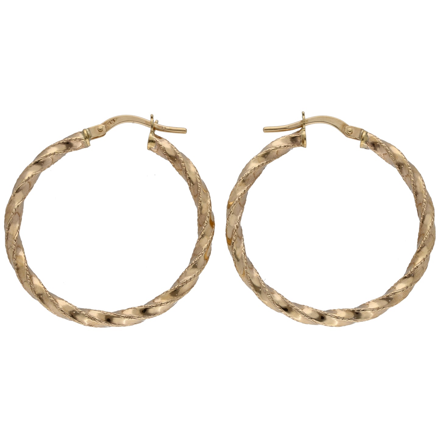 9ct Gold Hoop Earrings