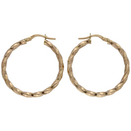 9ct Gold Hoop Earrings