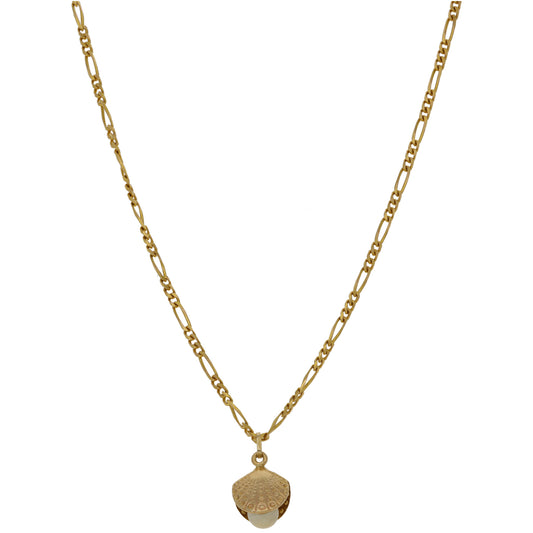 9ct Gold Cultured Pearl Dress/Cocktail Pendant With Chain