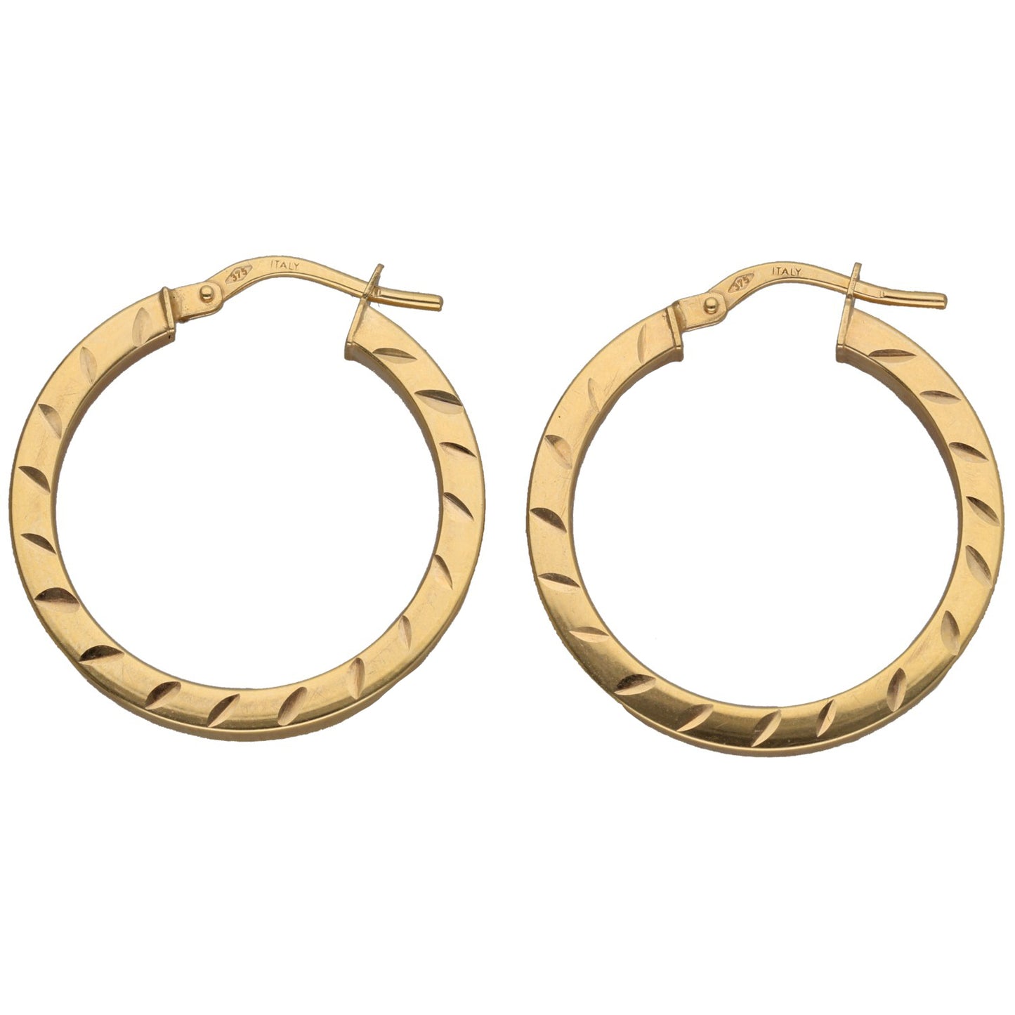 9ct Gold Hoop Earrings