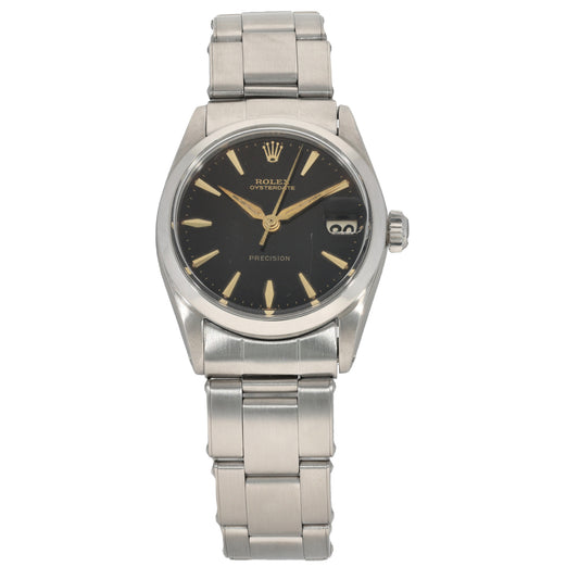 Rolex Oyster Precision 6466 29mm Stainless Steel Watch