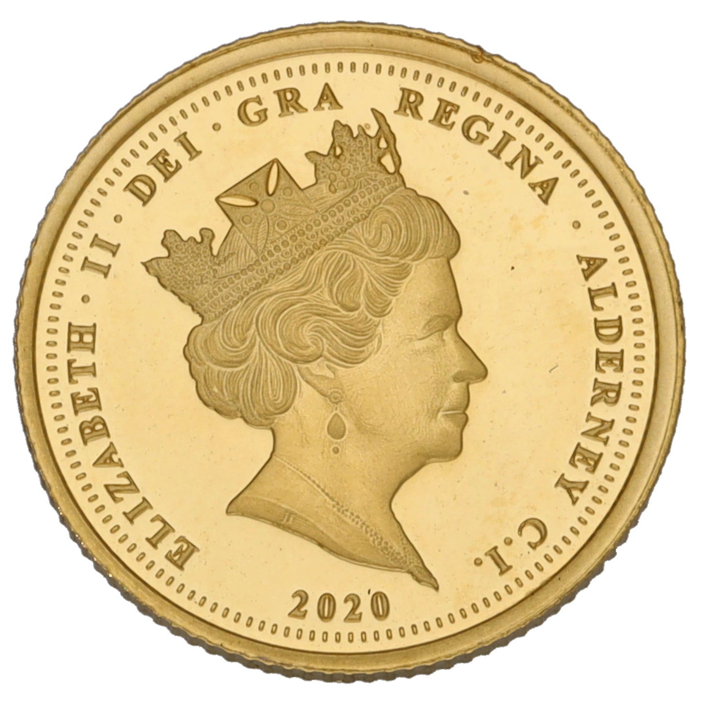 22ct Gold VE-Day 75 Years Quarter Sovereign Coin 2020