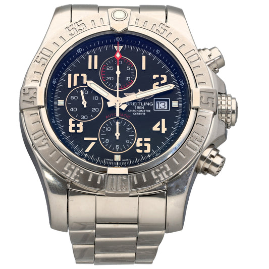 Breitling Super Avenger II A13371 48mm Stainless Steel Watch