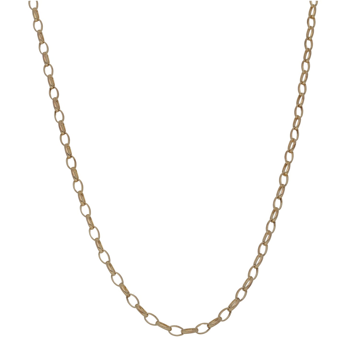 9ct Gold Belcher Chain 22"