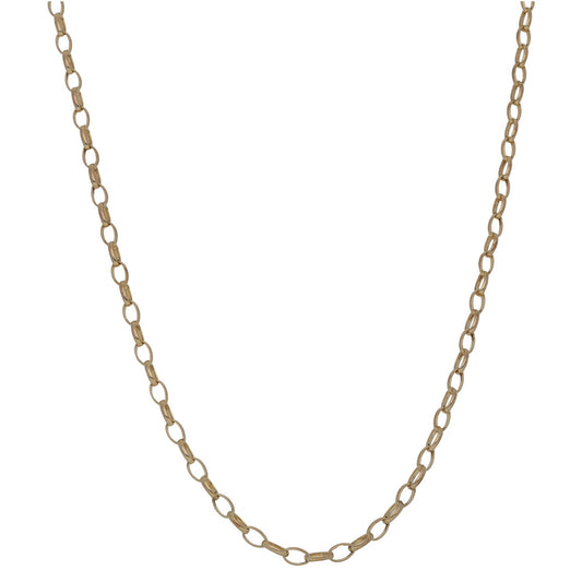 9ct Gold Belcher Chain 22"