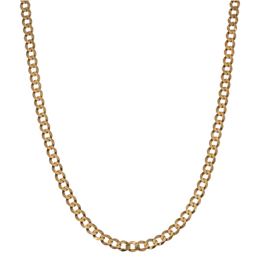 9ct Gold Curb Chain 20"