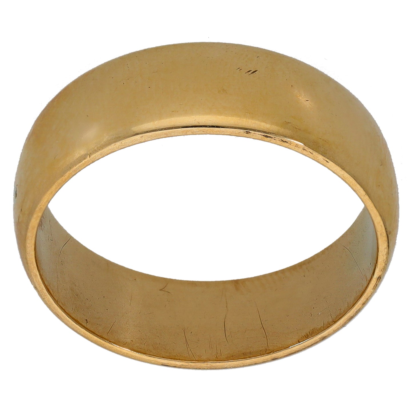 9ct Gold Plain Wedding Ring Size T