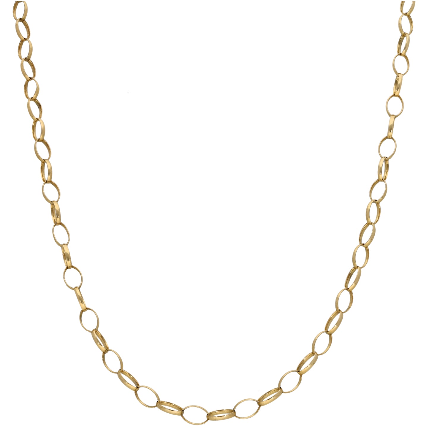 9ct Gold Belcher Chain 18"