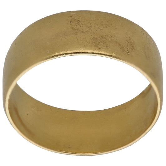 22ct Gold Plain Wedding Ring Size Q