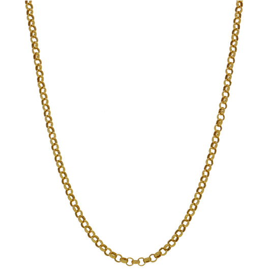 9ct Gold Curb Chain 16"