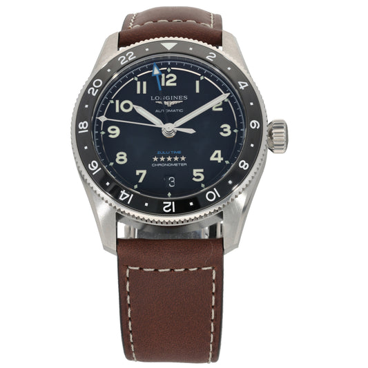 Longines Spirit Zulu Time L3.802.4 39mm Stainless Steel Watch
