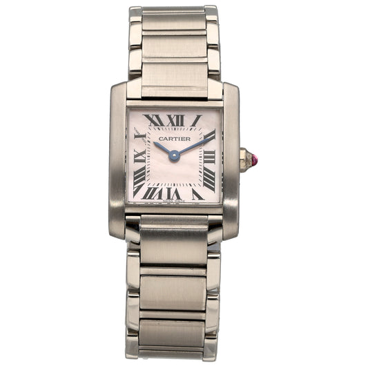 Cartier Tank Francaise 2384 20mm Stainless Steel Watch