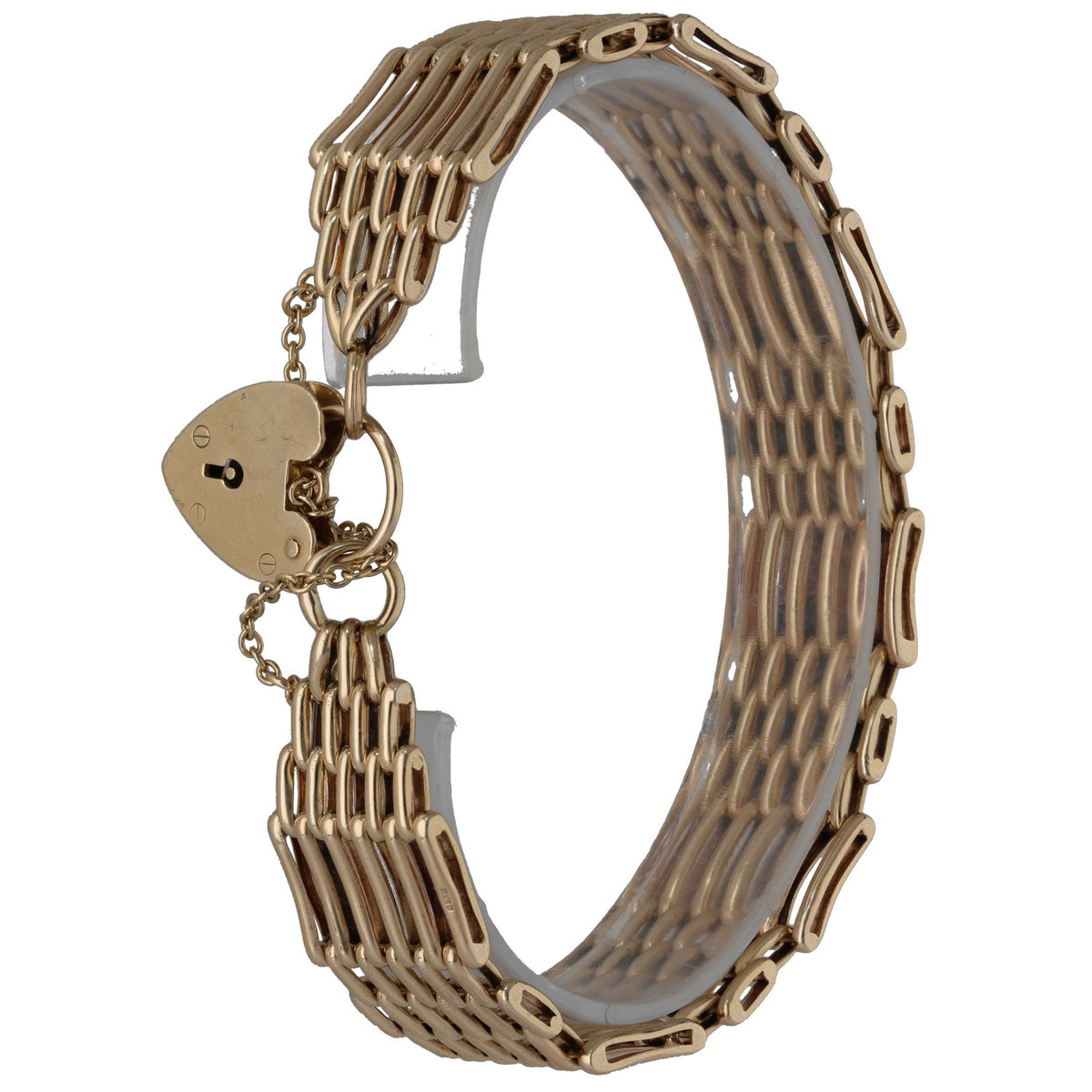 9ct Gold Gate Bracelet