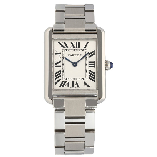 Cartier Tank Solo 3170 24mm Stainless Steel Watch